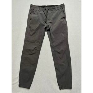 PROJEK RAW Aesthetic Wave Life Jogger Pants Gray Tapered Men's Large